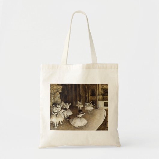 Edgar Degas - Ballet - repetitie op het podium Tote Bag (Voorkant)