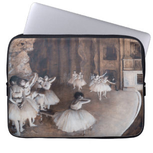 Edgar Degas - Ballet-repetitie over Stage Laptop Sleeve