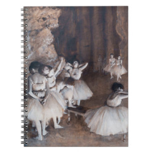Edgar Degas - Ballet-repetitie over Stage Notitieboek