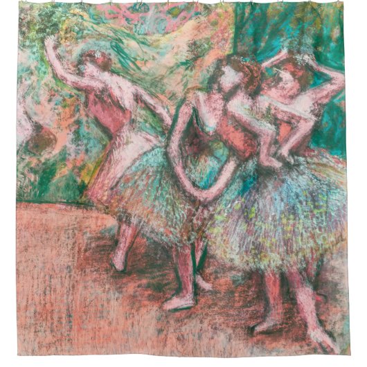 Edgar Degas Ballet Scene Impressionist Art Douchegordijn (Voorkant)