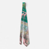 Edgar Degas Ballet Scene Impressionist Art Stropdas (Achterkant)