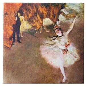 Edgar Degas - Balletdansereschilderij Tegeltje