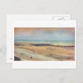 Edgar Degas - Beach @ Low Tide 1869-70 pastel Briefkaart (Voorkant / Achterkant)