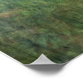 Edgar Degas - Bij de paardenrennen Poster (Hoek)