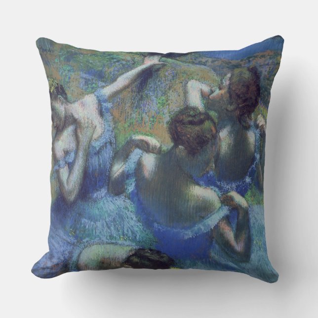 Edgar Degas | Blauwe dansers, c.1899 Kussen (Voorkant)