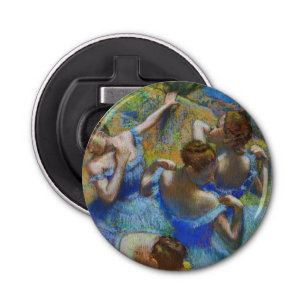 Edgar Degas - Blue Dancers Button Flesopener