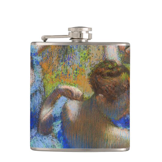 Edgar Degas - Blue Dancers Heupfles (Voorkant)