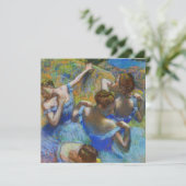 Edgar Degas - Blue Dancers Kaart (Staand voorkant)