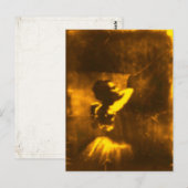 Edgar Degas Briefkaart met Golden Ballet Dancer (Voorkant / Achterkant)