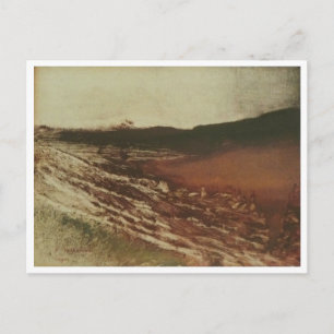 Edgar Degas - Burgundy Landscape 1890 Monotype Briefkaart