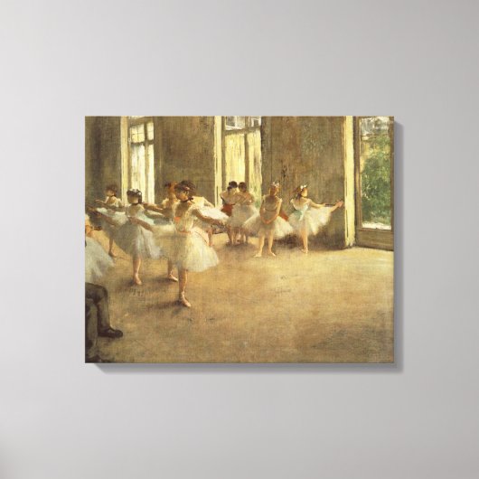 Edgar Degas Canvas Afdruk (Voorkant)