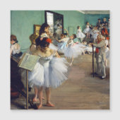 Edgar Degas - Classe Danse Carte magnétique (Devant)