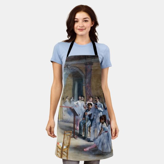 Edgar Degas - Dance Foyer, Opera rue Le Peletier Schort (Gedragen)