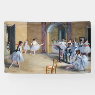 Edgar Degas - Dance Foyer, Opera rue Le Peletier Spandoek