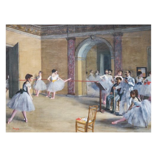 Edgar Degas - Dance Foyer, Opera rue Le Peletier Tafelkleed (Voorkant (Horizontaal))