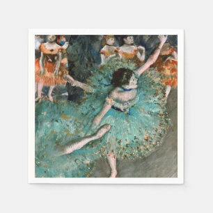 Edgar Degas - Dancer. Dancer in het groen Servet