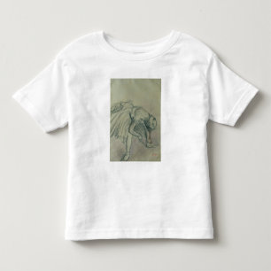 Edgar Degas Dancer Fixing haar Slipper, c.1865 Kinder Shirts