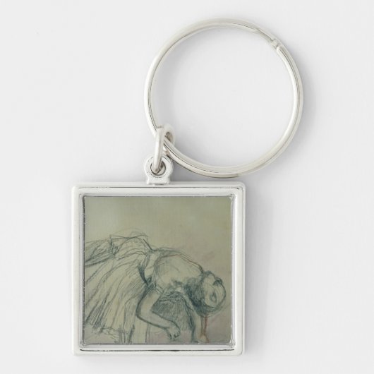 Edgar Degas | Dancer Fixing haar Slipper, c.1865 Sleutelhanger (Voorkant)