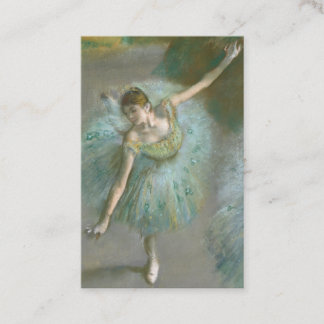Edgar Degas | Dancer in Groen Visitekaartje