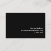 Edgar Degas | Dancer in Groen Visitekaartje (Achterkant)