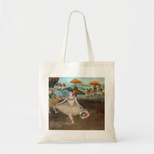 Edgar Degas - Dancer met Bouquet, Bowing on Stage Tote Bag