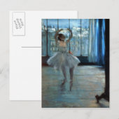 Edgar Degas | Dancer voor een raam Briefkaart (Voorkant / Achterkant)
