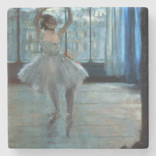 Edgar Degas Dancer voor een raam Stenen Onderzetter
