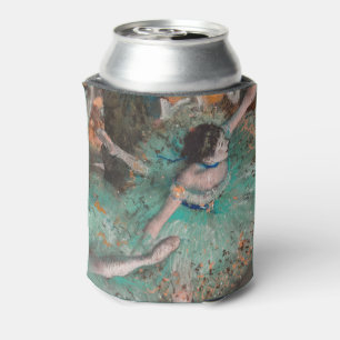 Edgar Degas - Dancer zwaaien/danser in groen Blikjeskoeler