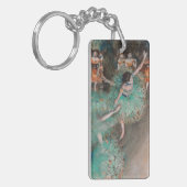 Edgar Degas - Dancer zwaaien/danser in groen Sleutelhanger (Voorkant Links)