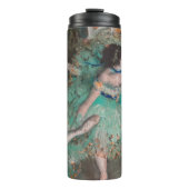 Edgar Degas - Dancer zwaaien/danser in groen Thermosbeker (Voorkant)