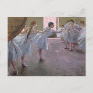 Edgar Degas Dancers bij de repetitie 1875-1877 Briefkaart