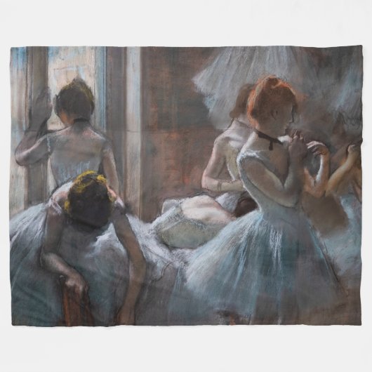 Edgar Degas - Dancers Fleece Deken (Voorkant (Horizontaal))