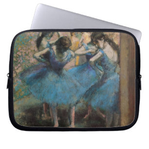 Edgar Degas Dancers in blauw, 1890 Laptop Sleeve