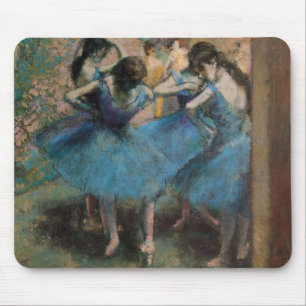 Edgar Degas Dancers in blauw, 1890 Muismat