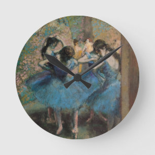 Edgar Degas Dancers in blauw, 1890 Ronde Klok