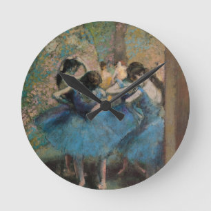 Edgar Degas Dancers in blauw, 1890 Ronde Klok