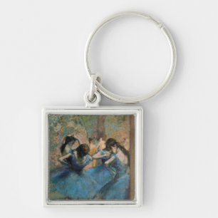 Edgar Degas Dancers in blauw, 1890 Sleutelhanger