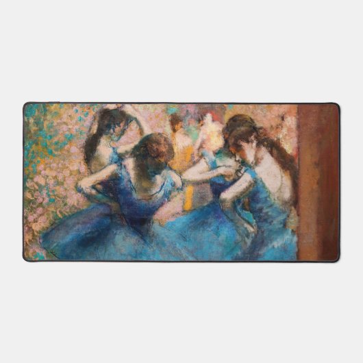 Edgar Degas - Dancers in blauw Bureaumat (Voorkant)