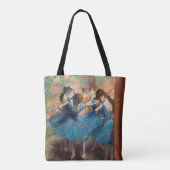 Edgar Degas - Dancers in blauw Draagtas (Achterkant)