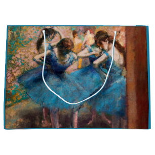 Edgar Degas - Dancers in blauw Groot Cadeauzakje