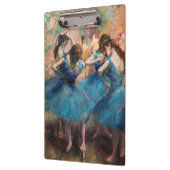 Edgar Degas - Dancers in blauw Klembord (Links)