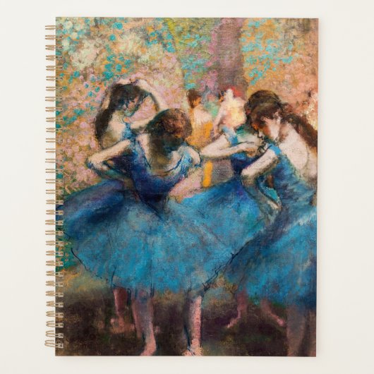 Edgar Degas - Dancers in blauw Planner (Voorkant)