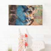 Edgar Degas - Dancers in blauw Spandoek (Insitu)