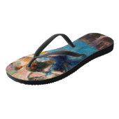 Edgar Degas - Dancers in blauw Teenslippers (Schuin)