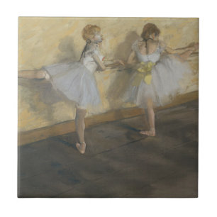 Edgar Degas Dancers in de Barre Tegeltje