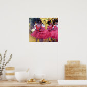 Edgar Degas Dancers in Roze Poster (Keuken)