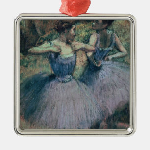 Edgar Degas   Dancers in Violet Metalen Ornament