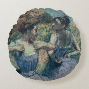 Edgar Degas Dancers in Violet Rond Kussen