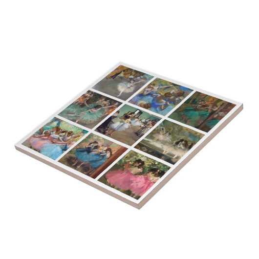 Edgar Degas - Dancers Masterpart Selection Tegeltje (Zijkant)