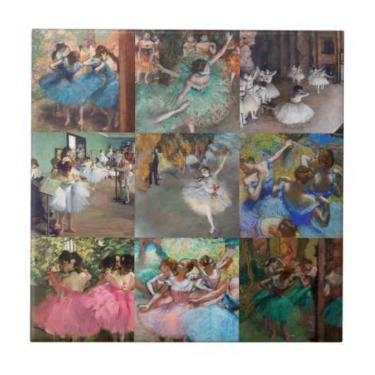 Edgar Degas - Dancers Masterpart Selection Tegeltje (Voorkant)